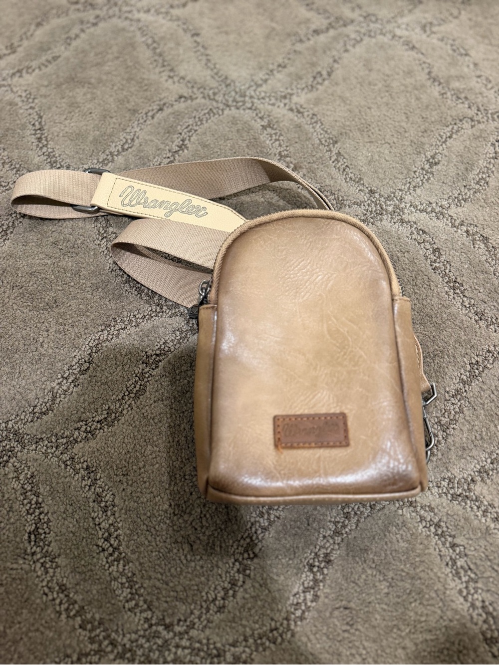 Wrangler Beige/Tan Crossbody Sling Bag